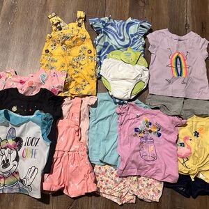 Carter's Yellow and Navy Baby Outfit Set